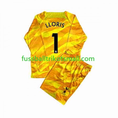 Fußballtrikots Tottenham Hotspur Hugo Lloris 1 Torwart Kinder 2023-2024 Langarm Auswärts-trikot kaufen